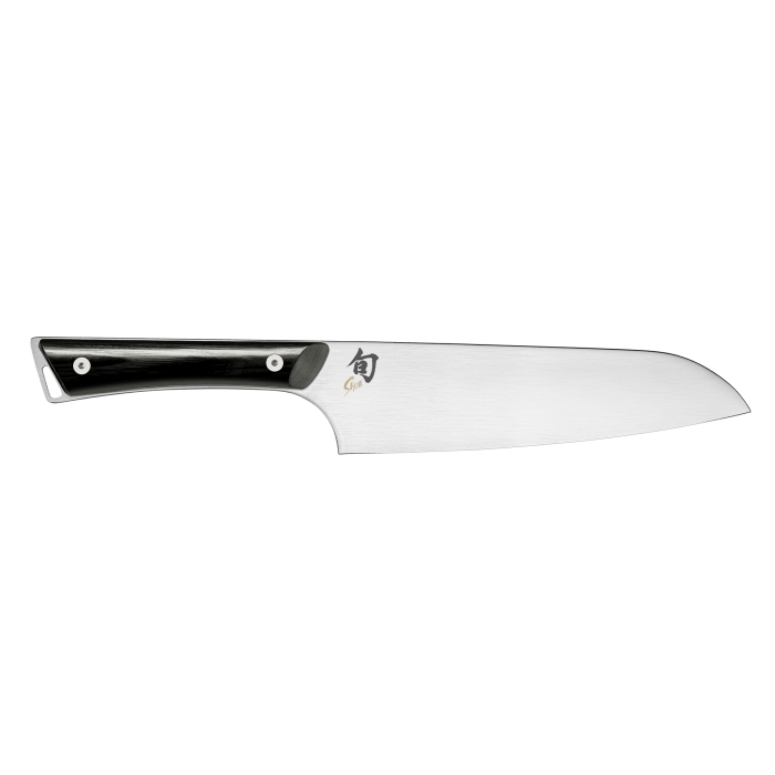 Shun Kazahana 7-Inch Santoku Knife - Japanese VG-MAX Steel Blade, Ergonomic Pakkawood Handle - Perfect for Slicing, Dicing, and Chopping Vegetables, Fruits & Meat in Professional & Home Kitchens