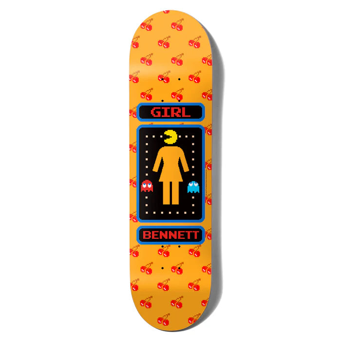 Girl's Bennett Pac-Man Skateboard Deck 8.25