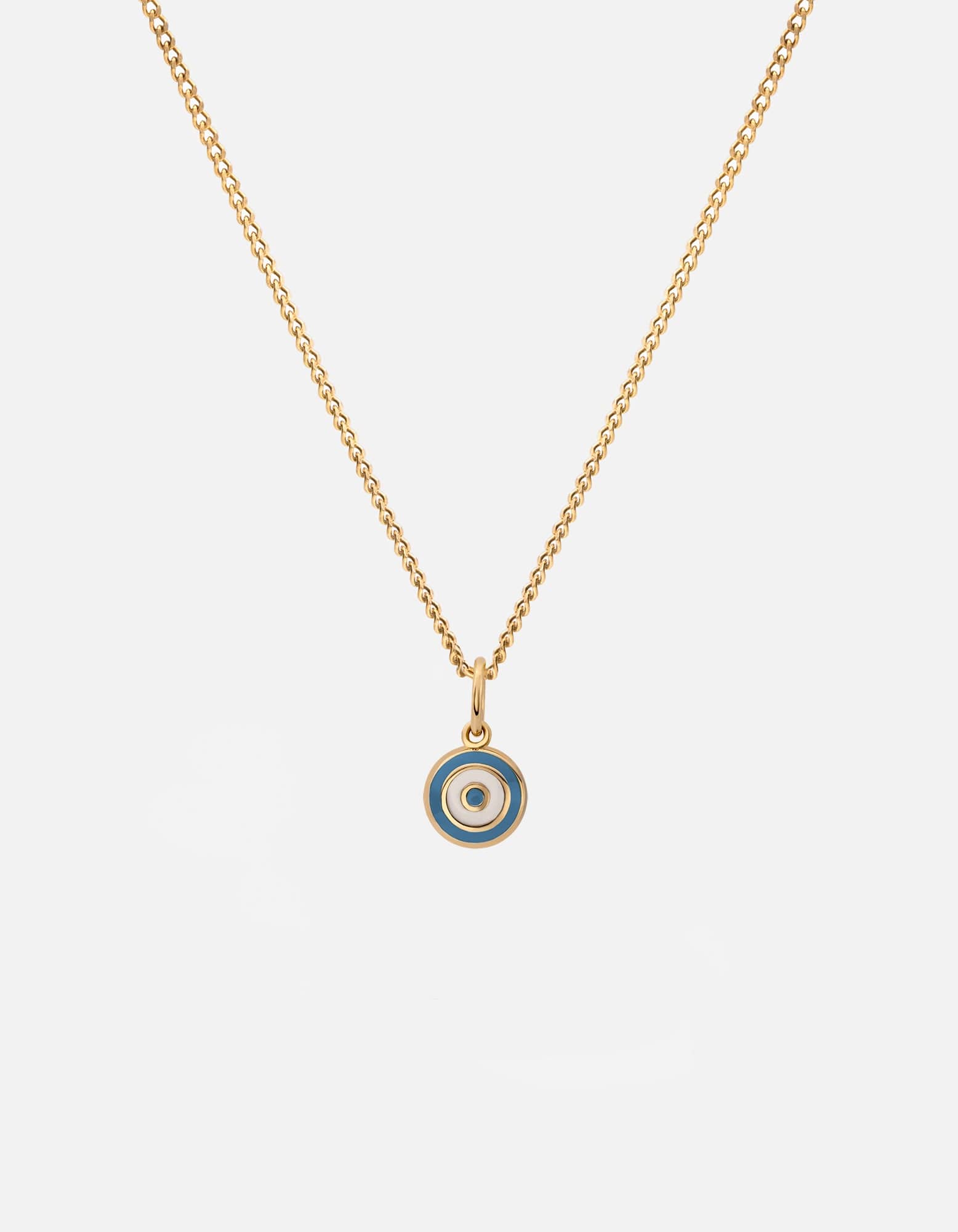 Elegant Ojos Necklace in Gold Vermeil with Green Accents - Perfect for Everyday Wear, Gifts & Special Occasions