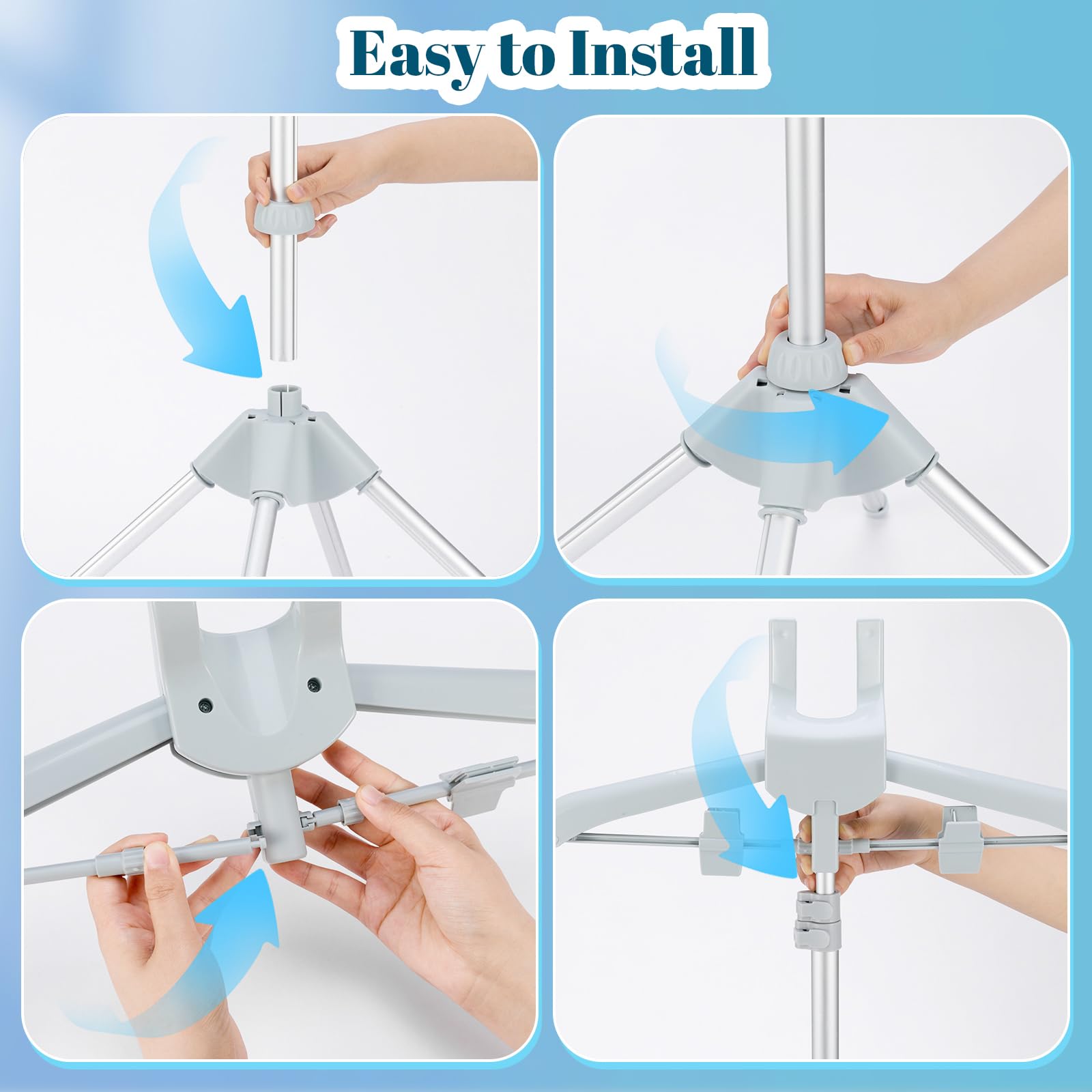 Adjustable Garment Steamer Rack & Ironing Glove Set for Clothes - Portable Mini Ironing Board with Hanging Hook - Perfect for Travel, Home & Professional Garment Care (Grey)