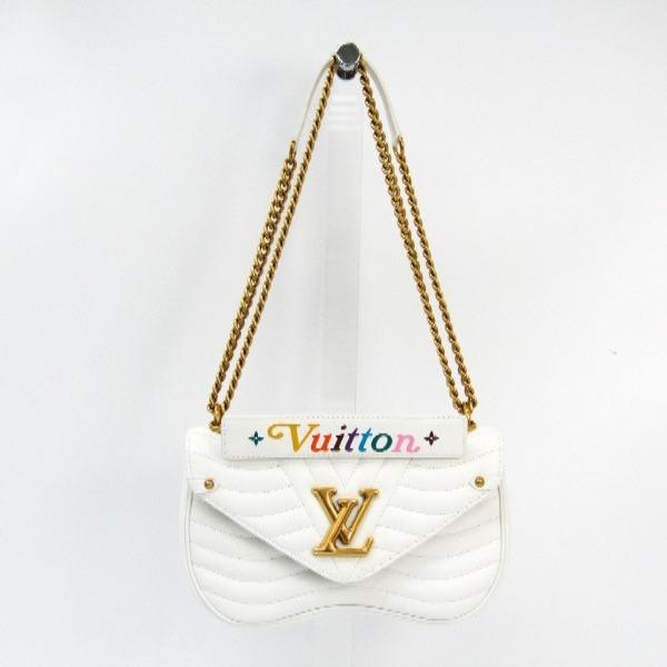 Louis Vuitton New Wave Chain Bag MM in White - Luxury Crossbody Purse for Women, Perfect for Parties, Dates & Evening Events