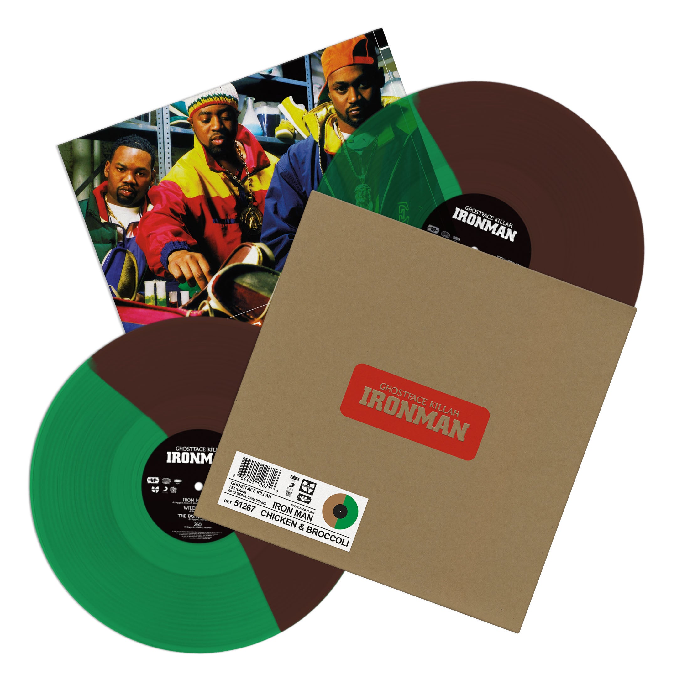 Ironman 25th Anniversary Edition (Chicken & Broccoli Colored 2xLP Vinyl Record) - Limited Collector's Item for Music Enthusiasts & Hip-Hop Fans - Perfect for Home Listening, DJ Sets & Vinyl Collections