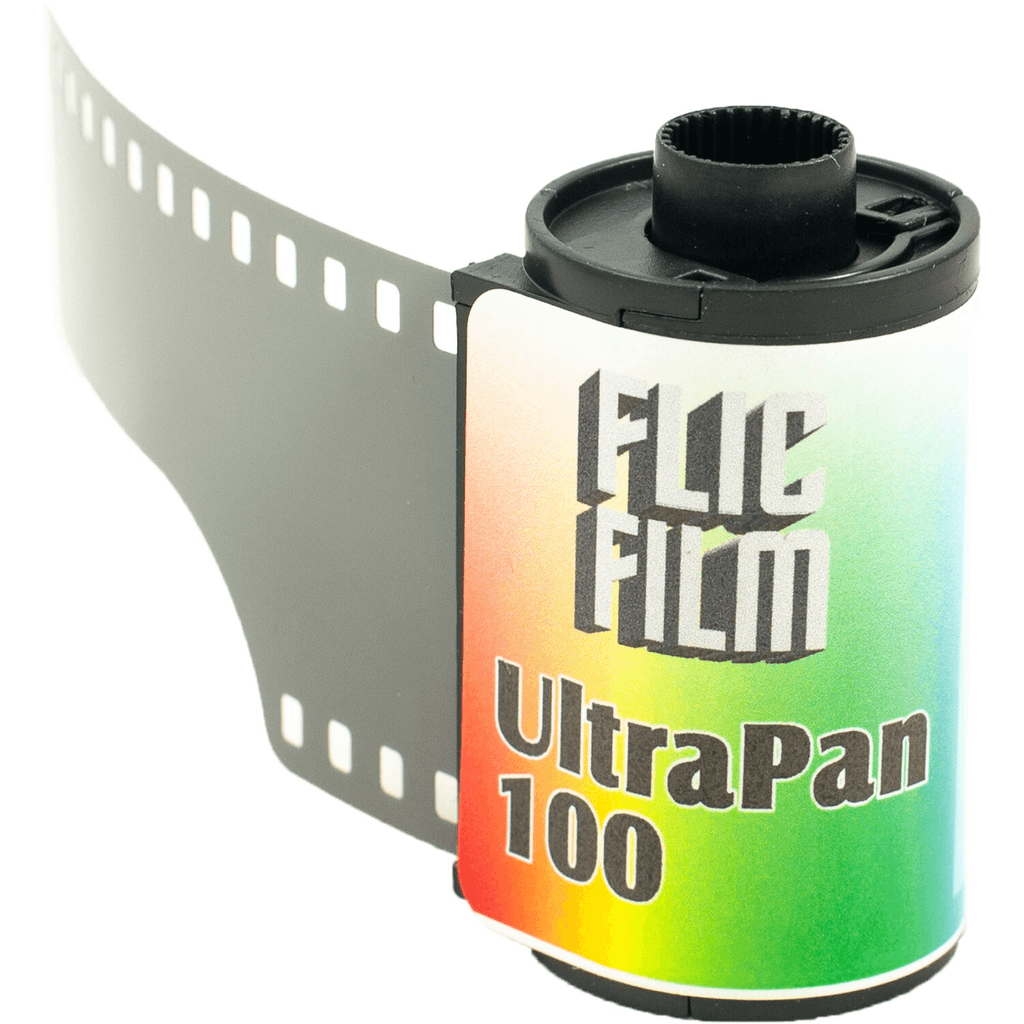 Flic Film UltraPan 100 135 36 Exposure Black & White Film for Vintage Photography & Street Shooting - Perfect for Analog Cameras & Creative Photography Projects