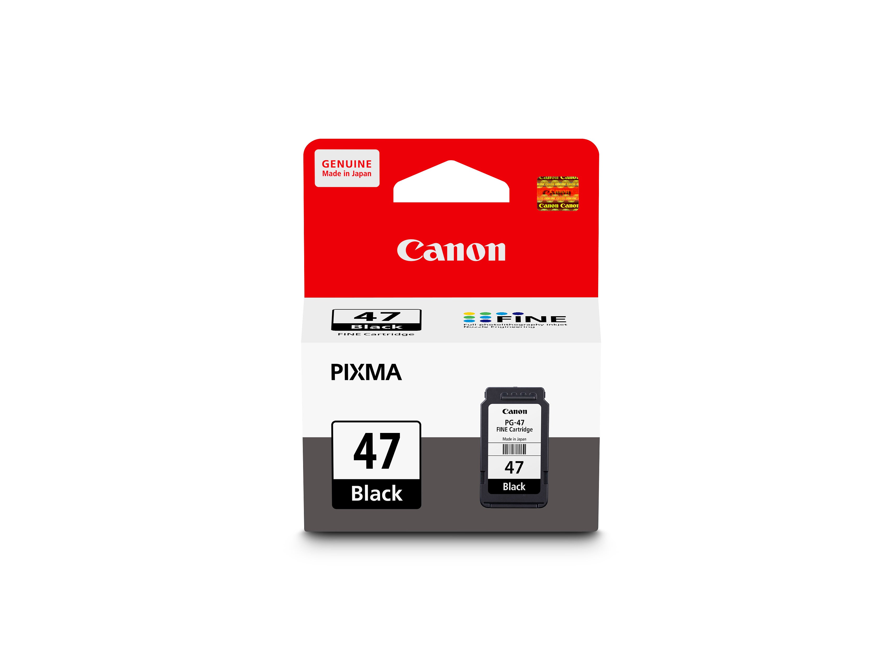 Original Canon PG 47 Ink Cartridge - High Yield Replacement for PIXMA Printers | Perfect for Home Office, School Projects & Photo Printing