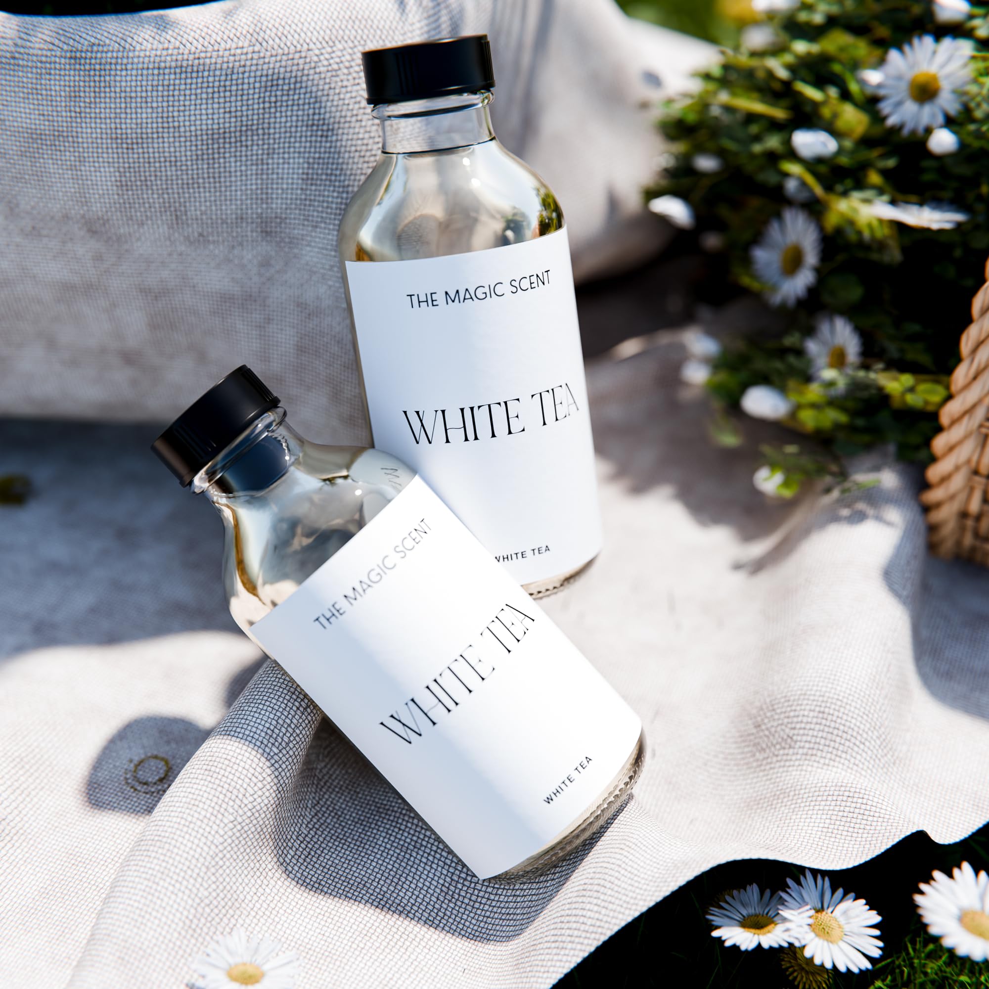 White Tea Essential Oil for Diffusers - 500ml Aromatherapy Oil for HVAC, Cold-Air & Ultrasonic Diffusers | Spa-Inspired Relaxation | Perfect for Home, Office & Yoga Studio
