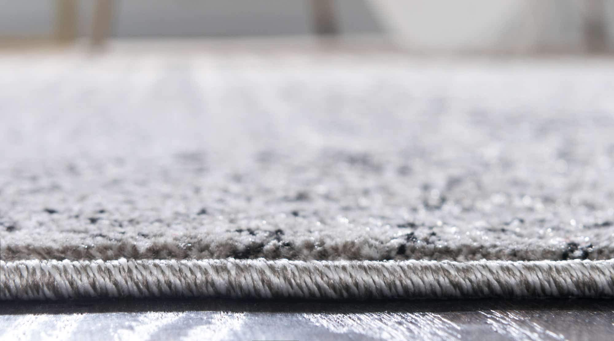 Unique Loom Del Mar Collection Jennifer Area Rug - 10' x 13' Rectangle in Gray & Black - Perfect for Living Room, Bedroom or Office Decor