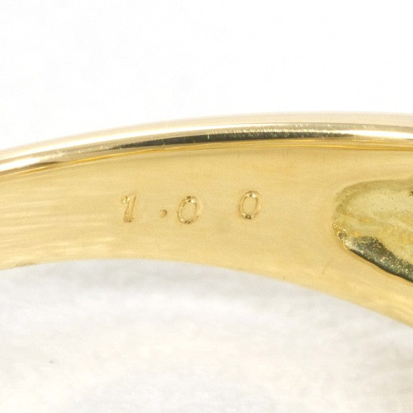 18K Yellow Gold Diamond Ring for Women - Elegant Solitaire Engagement & Wedding Band - Perfect for Proposals, Anniversaries, and Special Occasions