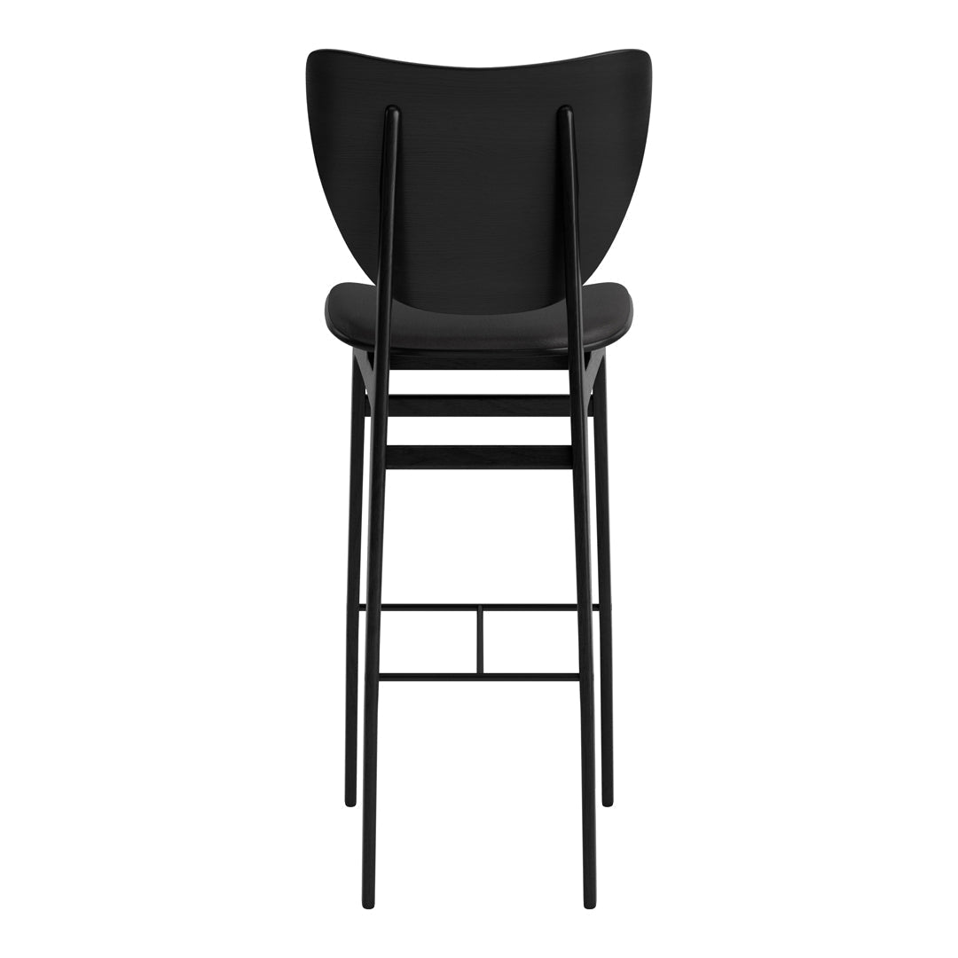 Stylish Upholstered Elephant Bar Chair - Comfortable Counter Height Stool for Kitchen Island, Breakfast Nook & Home Bar Decor