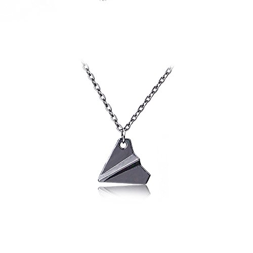 Stylish Paper Airplane Pendant Necklace - 3Pcs Travel Inspired Jewelry for Women & Men | Perfect for Travel Lovers, Aviation Enthusiasts & Unique Gift Ideas