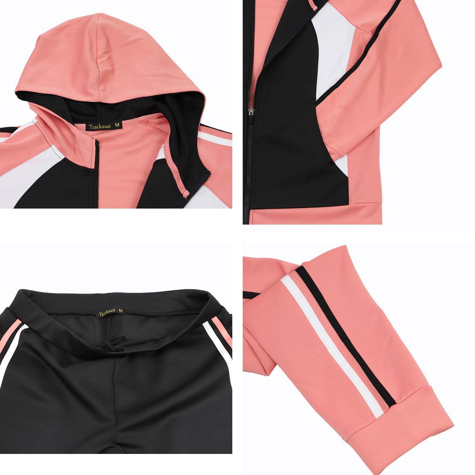 Women's Casual 2-Piece Track Suit Set - Comfortable Sweatsuit for Running, Yoga & Lounge Wear - Perfect for Gym, Workouts and Relaxing at Home