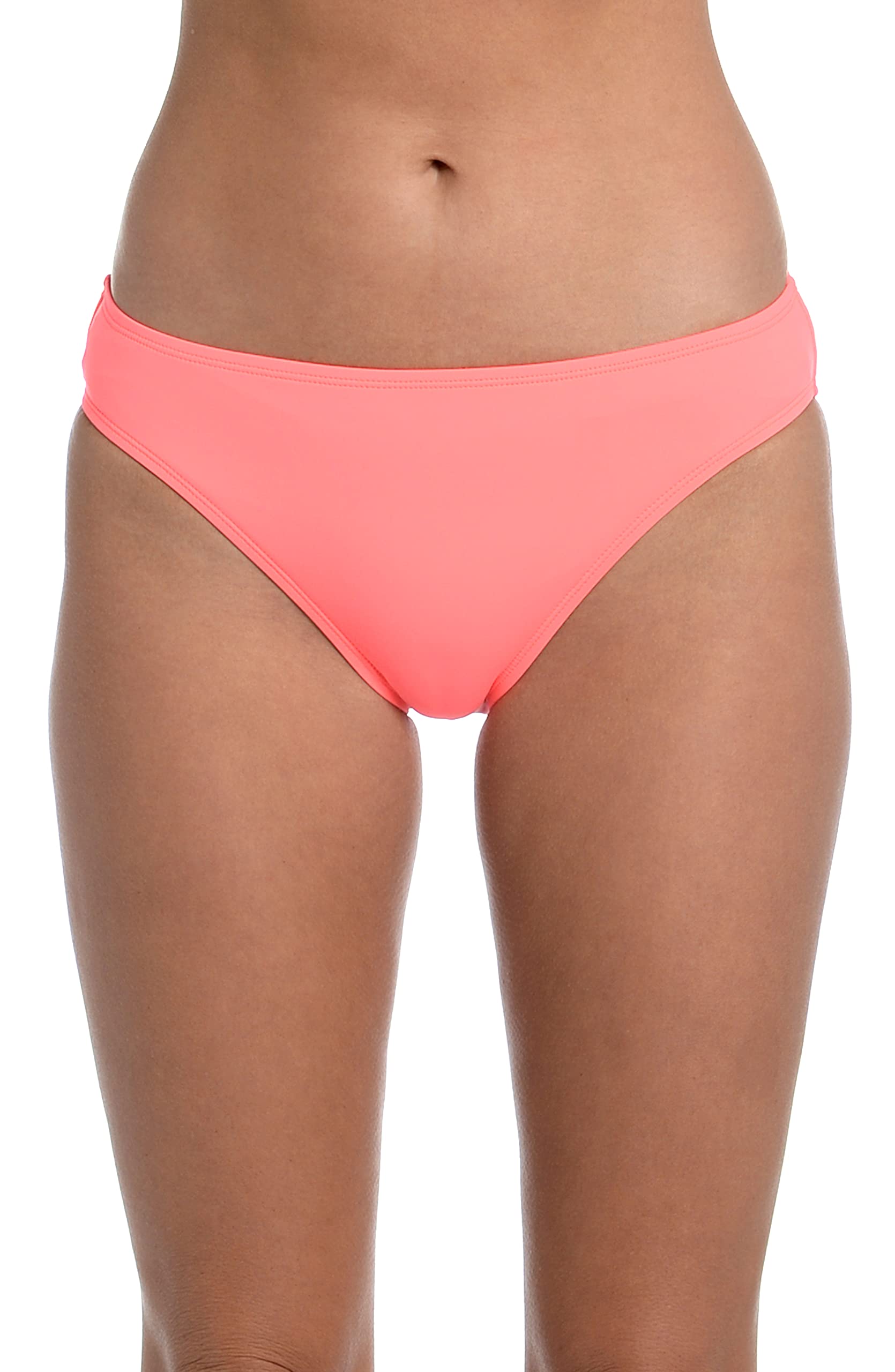 La Blanca Women's Island Goddess Solid Hipster Underwear - Comfortable Cotton Panties for Everyday Wear, Beach Vacation & Lounge
