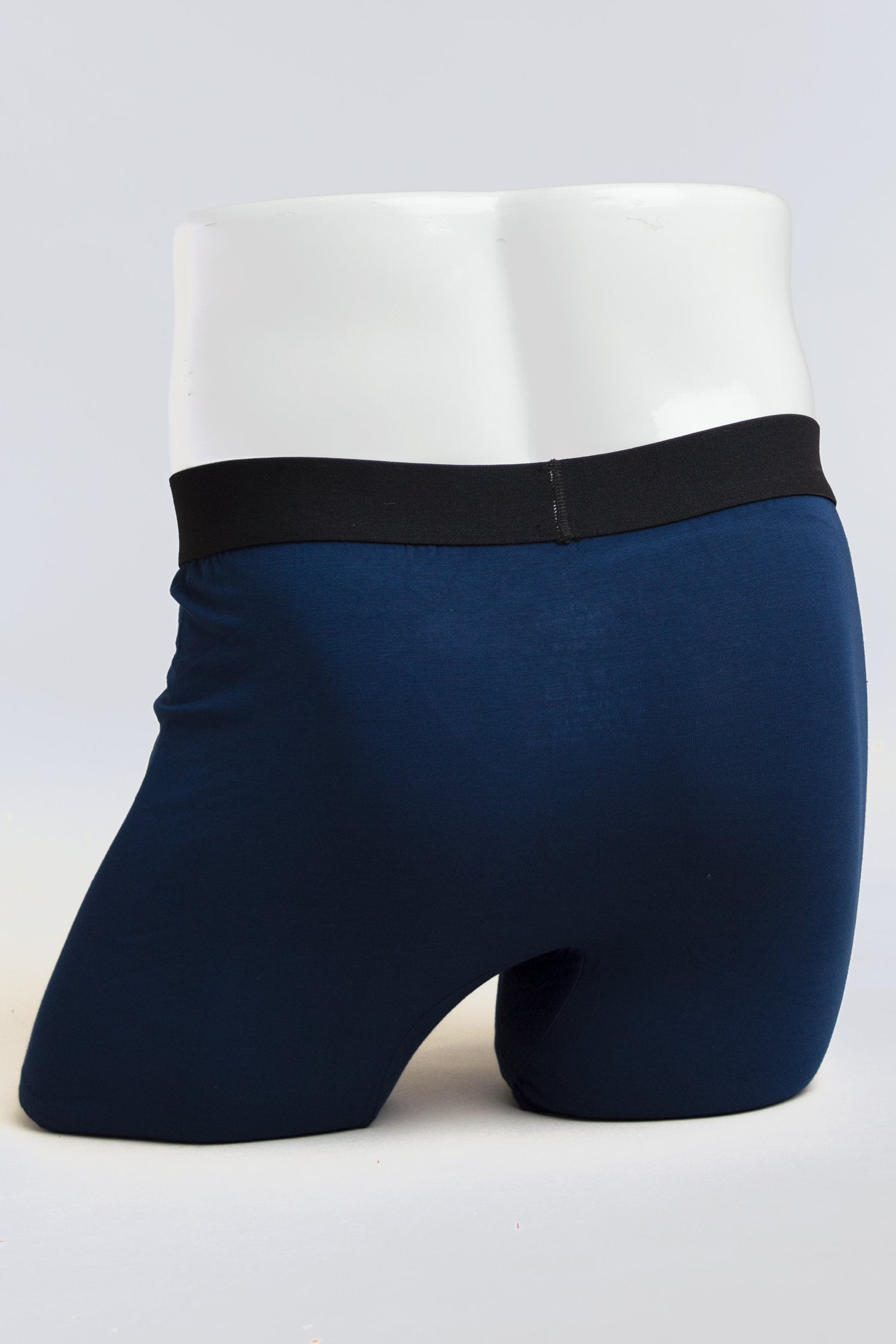 Premium Men's Boxer Briefs 2.0 - Soft Bamboo Fabric, Breathable & Moisture-Wicking, Indigo Blue - Perfect for Everyday Comfort, Workout & Travel