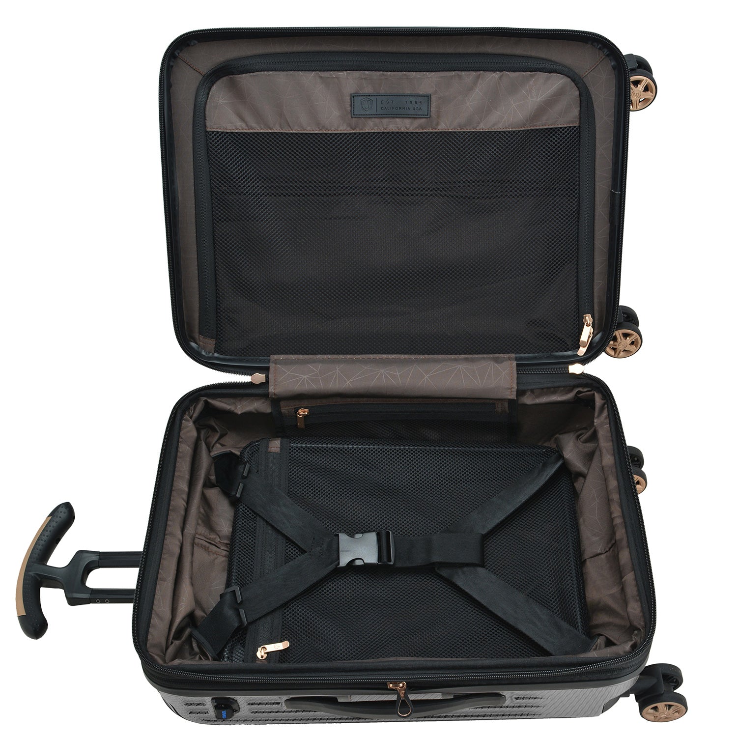 Continent Adventurer 3-Piece Luggage Set - Durable Spinner Suitcase with TSA Lock for Travel, Vacation & Business Trips