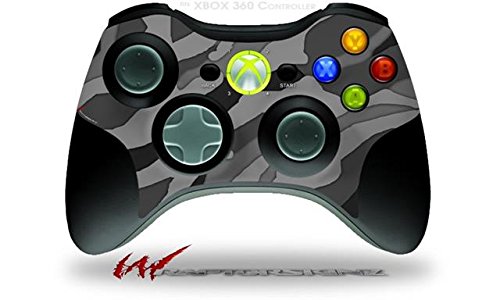 Camouflage Gray Vinyl Skin for XBOX 360 Controller - Gaming Protection