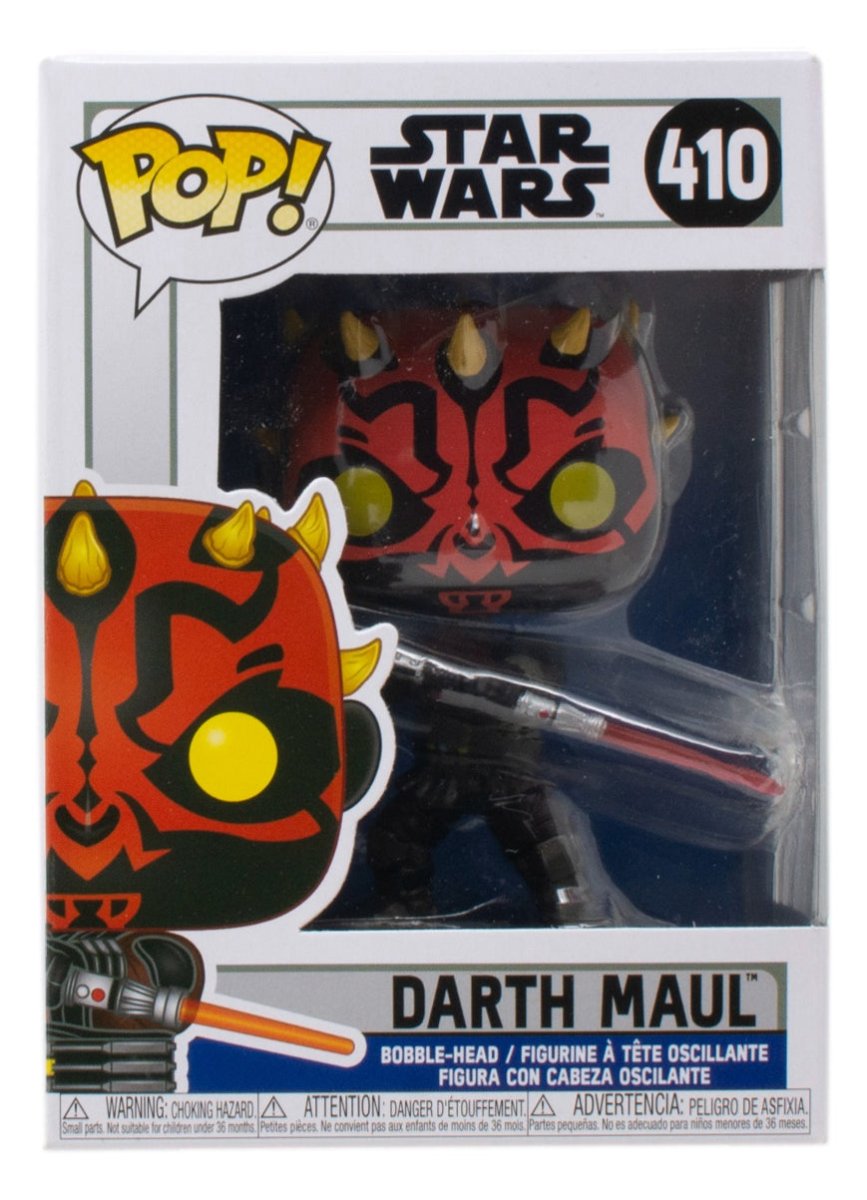 Darth Maul Star Wars Funko Pop! Vinyl Figure Collectible Toy #410 - Perfect for Fans, Display & Gift Giving