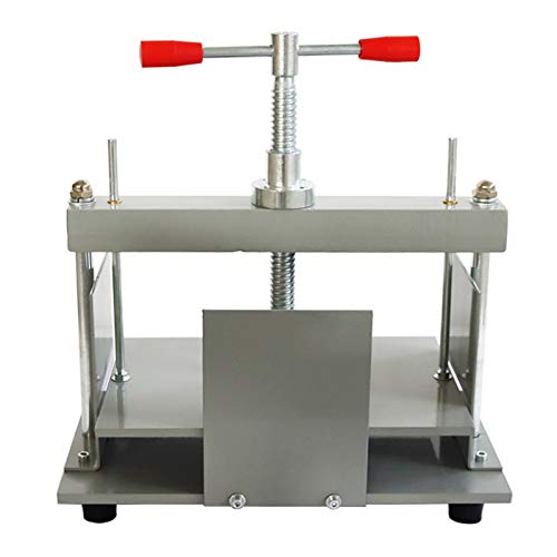 TechTongda Heavy Duty Manual Paper Press Machine - 1500kg/3306lbs Pressure for A4 Bookbinding, Office Documents & Invoice Flattening - Perfect for Book Restoration, Crafting & Professional Binding