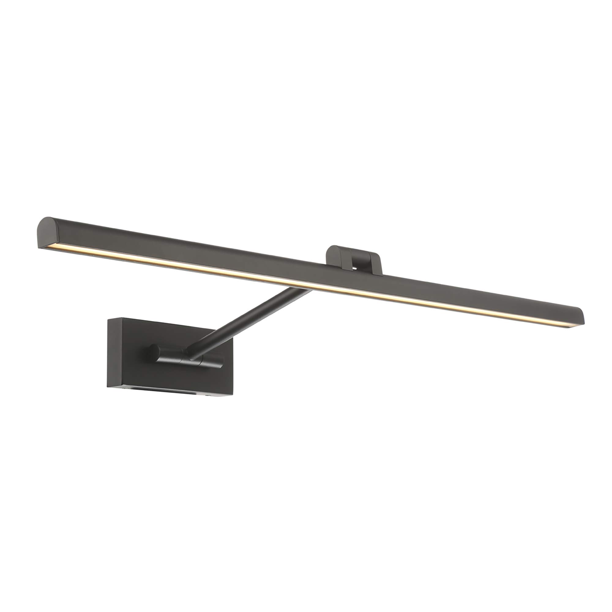 WAC Lighting dweLED Reed 33-inch Adjustable LED Picture Light 3000K Black - Perfect for Artwork, Gallery Walls & Home Decor Illumination