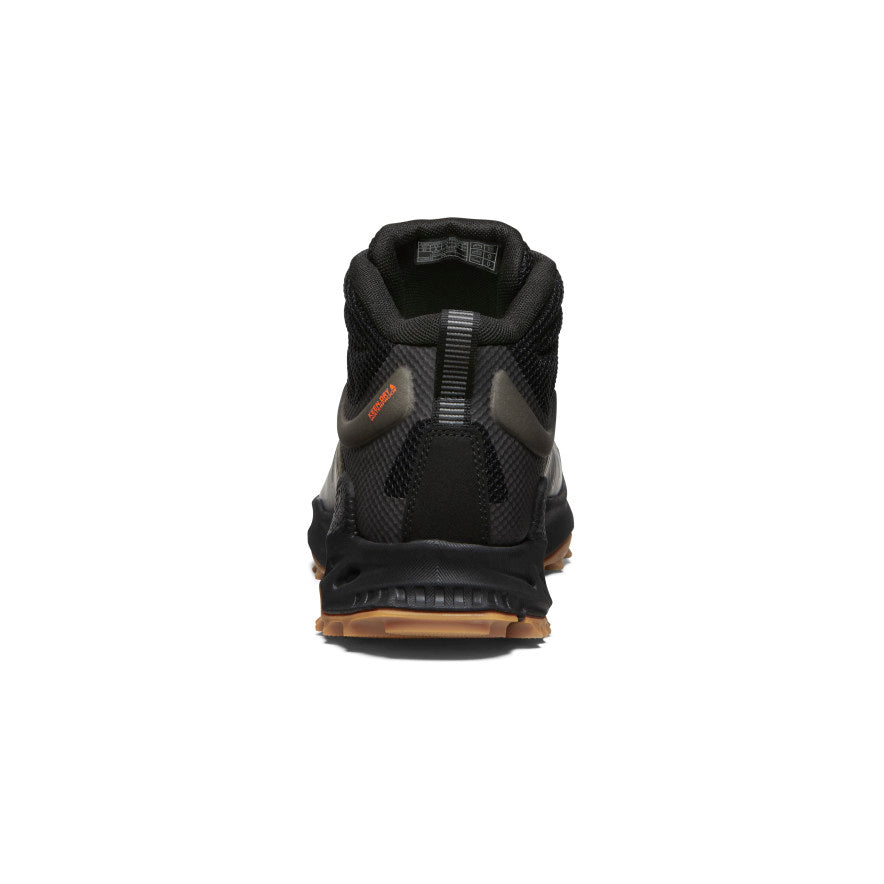 Men's Zionic Waterproof Hiking Boots - Lightweight & Durable Outdoor Shoes for Trekking & Backpacking | Dark Olive/Scarlet Ibis | Perfect for Mountain Trails, Camping & Wet Weather Adventures