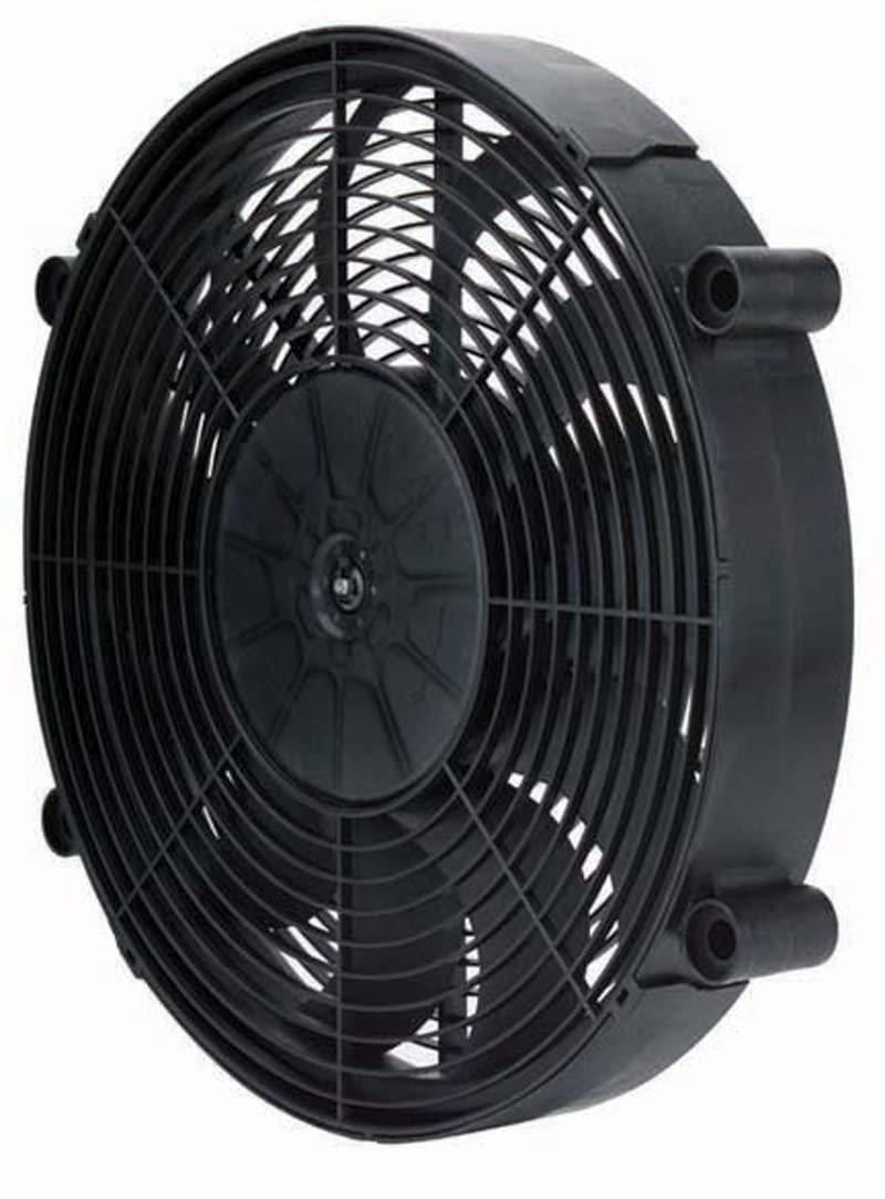 Derale 16217 17-Inch High Performance Electric Radiator Cooling Fan - Black - Perfect for Car, Truck & SUV Engine Cooling Systems