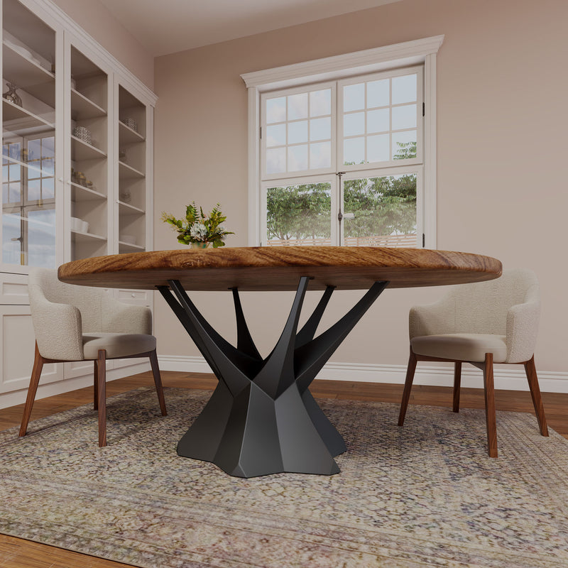Kruna 324 Table Base 28H for Woodworking & Live Edge Tops - Perfect for Dining Tables, Desks, and Custom Furniture Projects