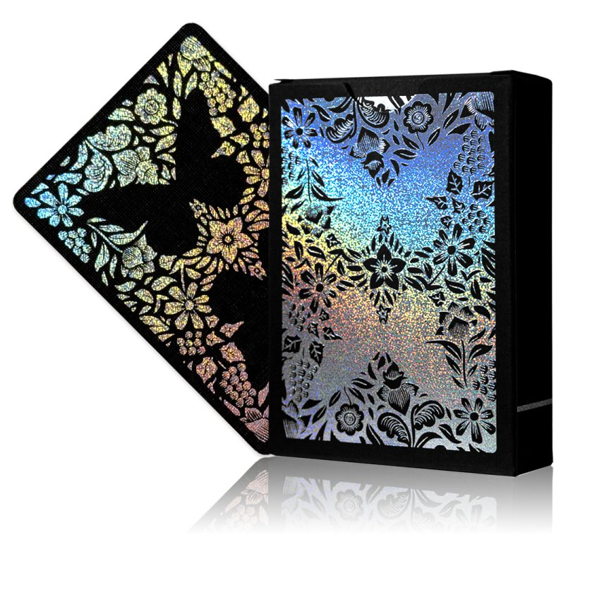 Holo Butterfly Playing Cards - Premium Metallic Finish for Magic Tricks, Cardistry & Collectors | Perfect for Game Nights, Performances & Gifts