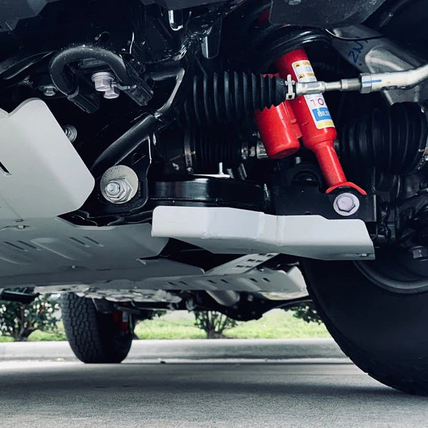 RIVAL 4X4 Heavy Duty Aluminum Lower Control Arm Skid Plates for 2024+ Toyota Tacoma & 2025+ 4Runner - Off-Road Protection for Rock Crawling & Trail Adventures