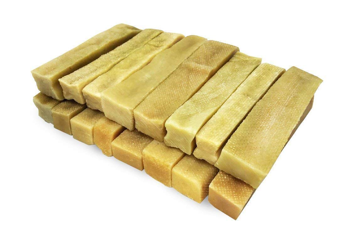**Premium Himalayan Yak Cheese Dog Chews - All Natural, High Protein Treats for Large Breed & Aggressive Chewers - EcoKind Gold (5 lb, 20+ Chews) - Perfect for Training Rewards & Dental Health**