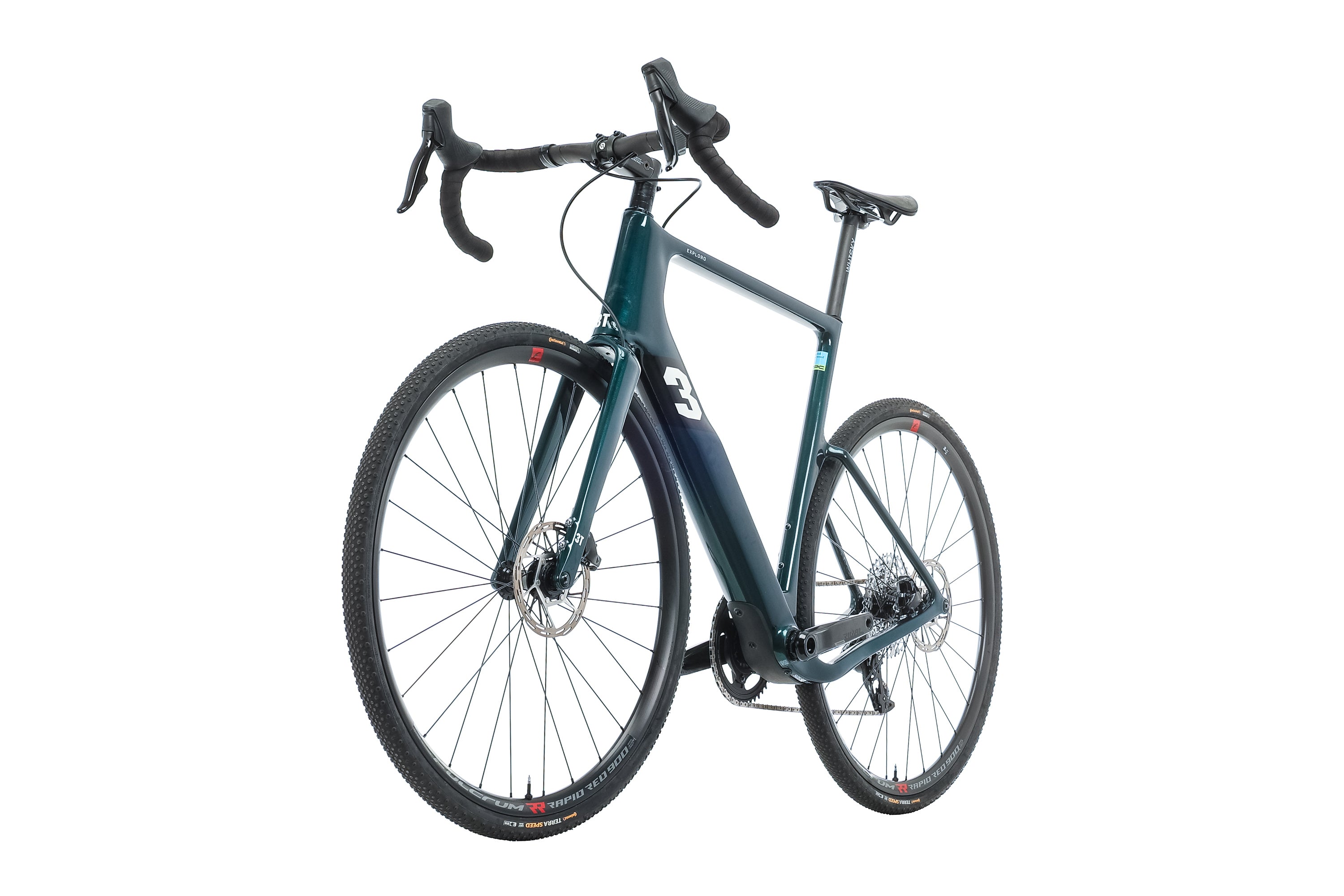 3T Exploro Ultra Gravel Bike 2023 - 58cm Carbon Frame Gravel Road Bike for Adventure Cycling, Bikepacking & Off-Road Riding