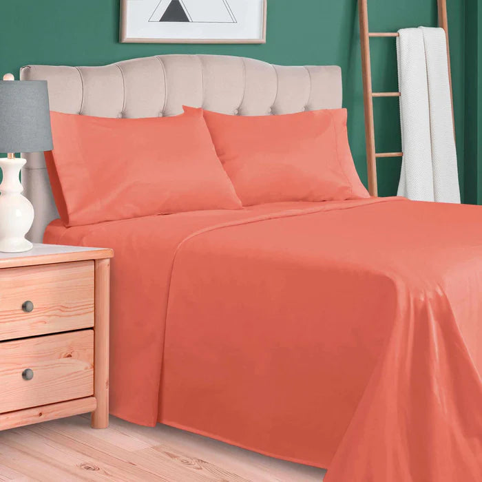 Premium 700 Thread Count Egyptian Cotton Sheet Set - Eco-Friendly, Breathable & Hypoallergenic Bedding for Luxurious Comfort - Perfect for Master Bedrooms, Guest Rooms & Hotels