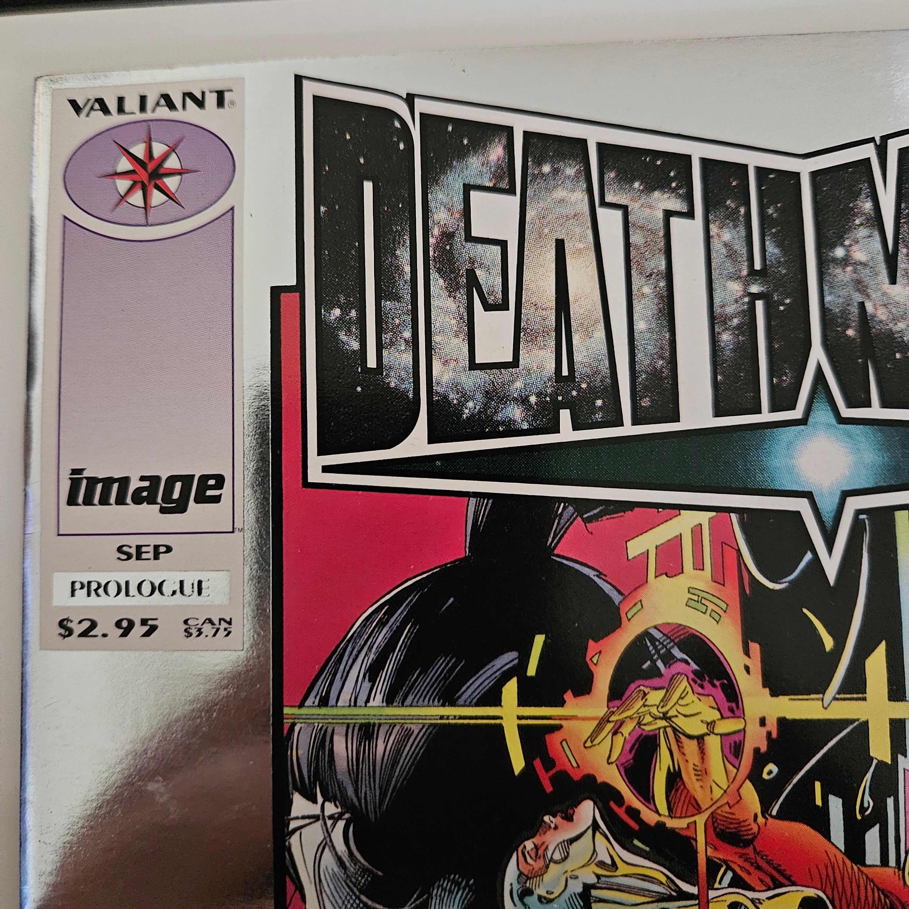 Deathmate Prologue Comic Book (Sept 1993) - Valiant & Image Crossover - Near Mint Condition - UPC 709853000988 - Collectible Graphic Novel for Comic Enthusiasts & Investors