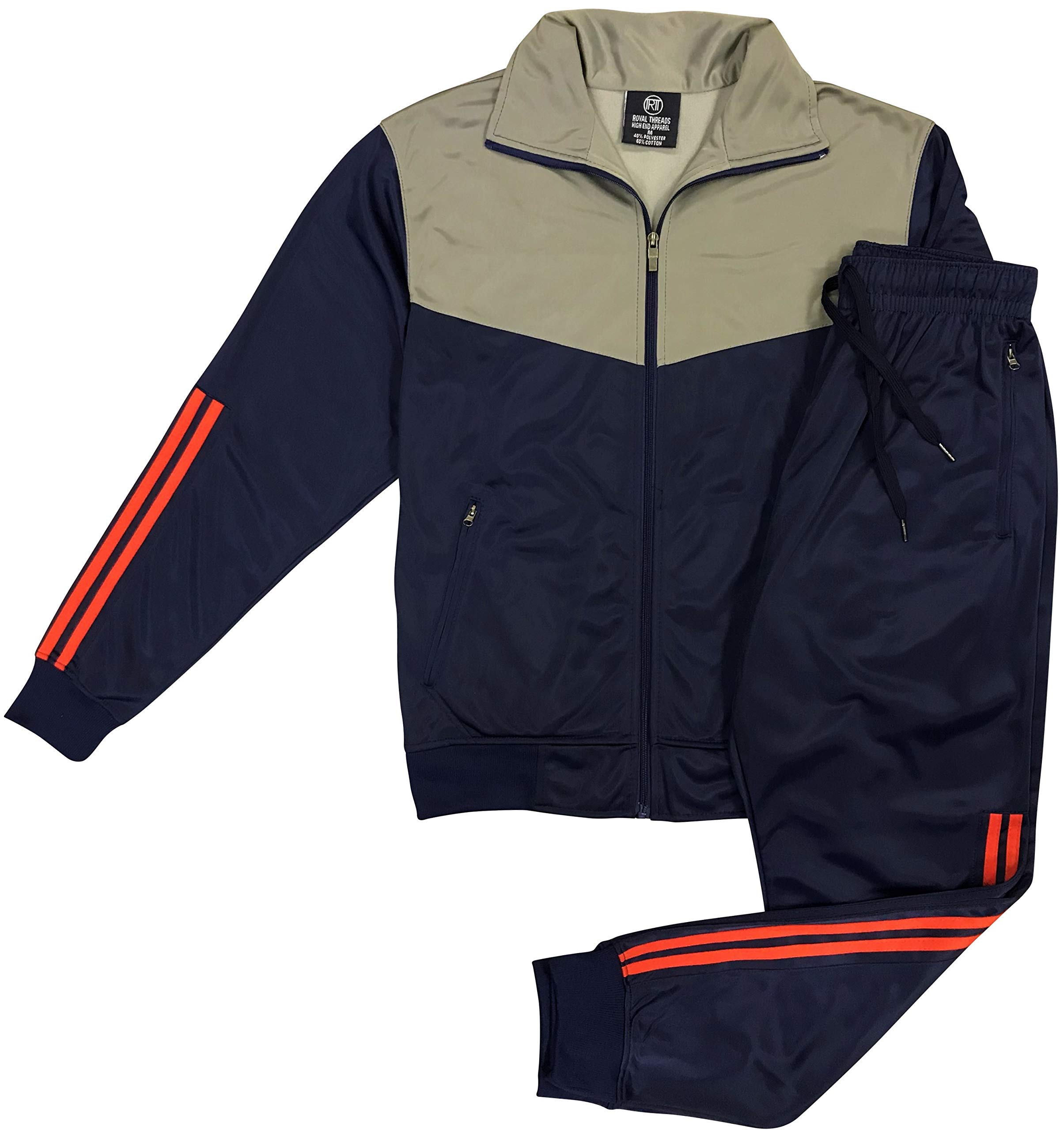 Men's Velocity Running Jacket & Jogger Pants Set - Lightweight Breathable Activewear Tracksuit for Gym, Workout & Outdoor Sports