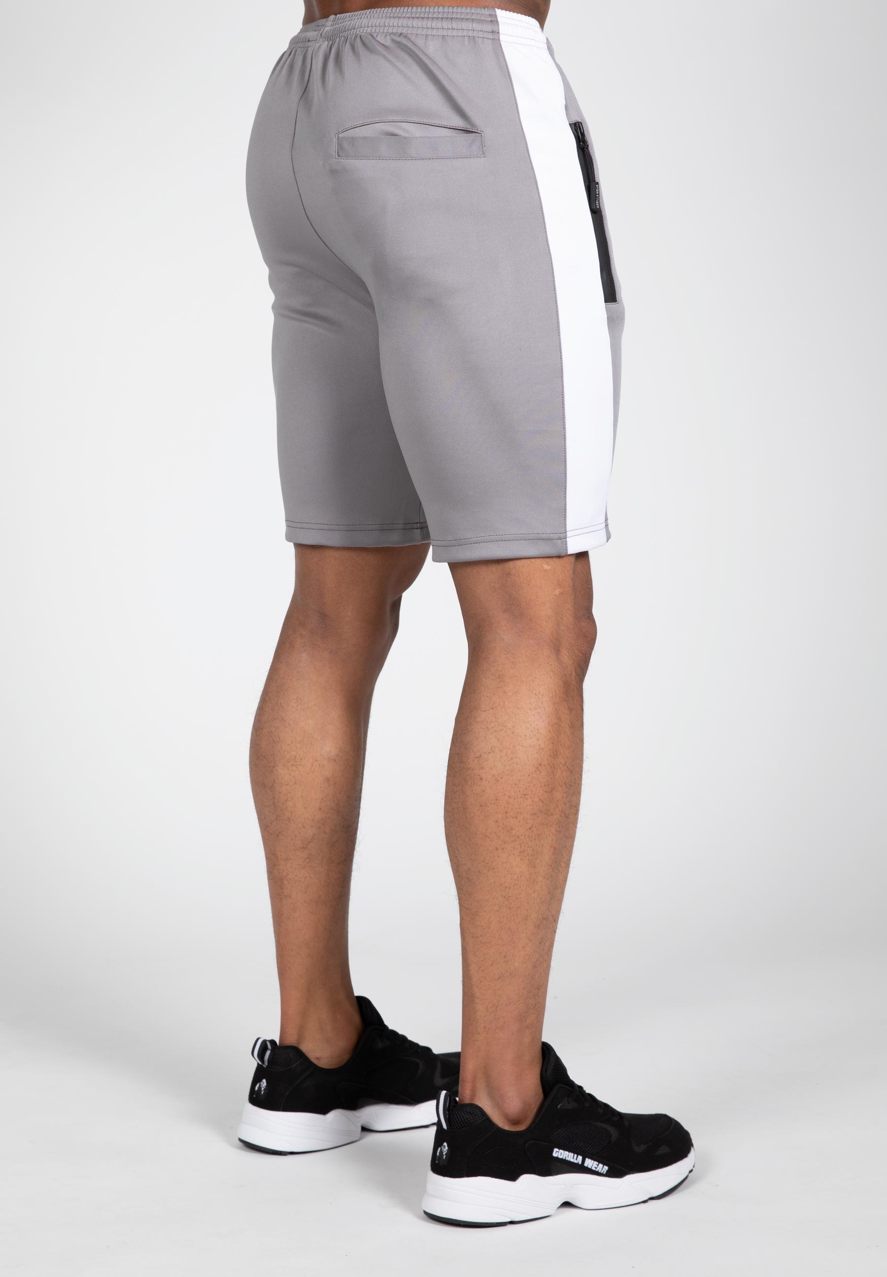 Benton Men's Casual Shorts - Comfortable Gray Athletic Shorts for Running, Gym & Outdoor Activities