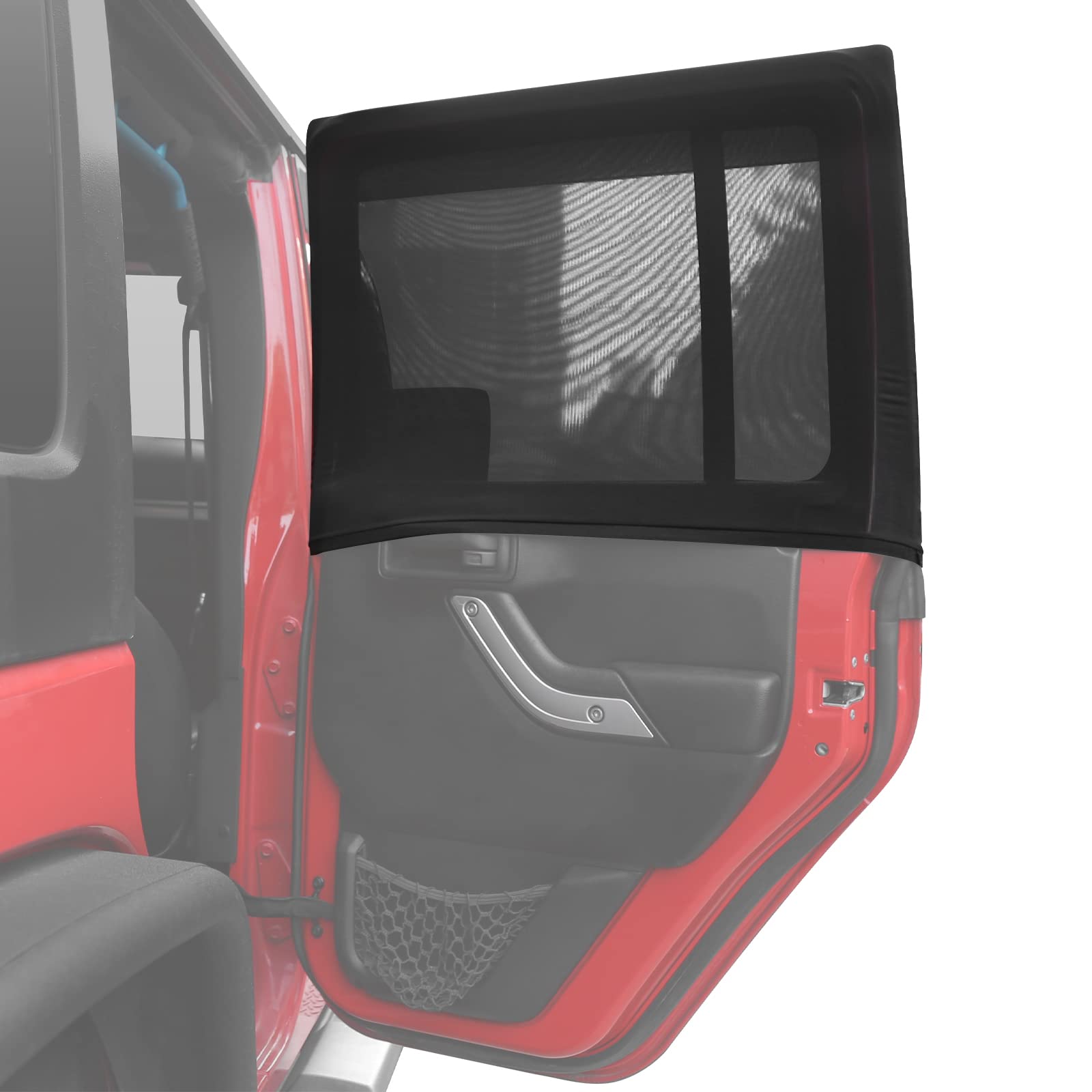 Premium Blackout Car Window Shades - Custom Fit for Jeep Wrangler, Cherokee, Grand Cherokee & More (2-Pack) | UV Protection & Privacy for Road Trips, Camping & Baby Naps