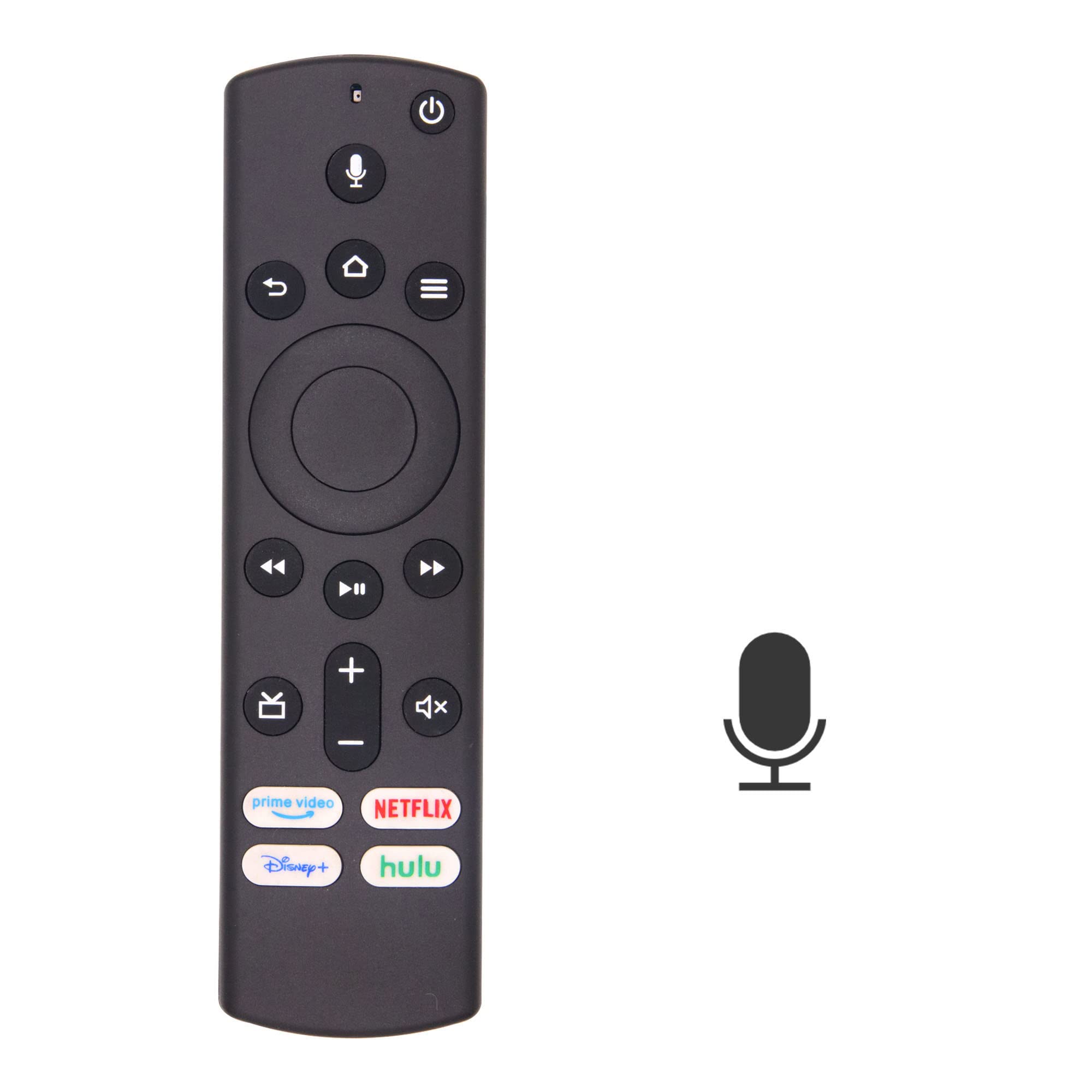 MYHGRC NS-RCFNA-19 Replacement Voice Remote Control Compatible with Insignia & Toshiba Fire TV Edition Smart TVs - Easy 1-Step Pairing for Seamless Streaming Experience - Perfect for Home Entertainment & Smart TV Control