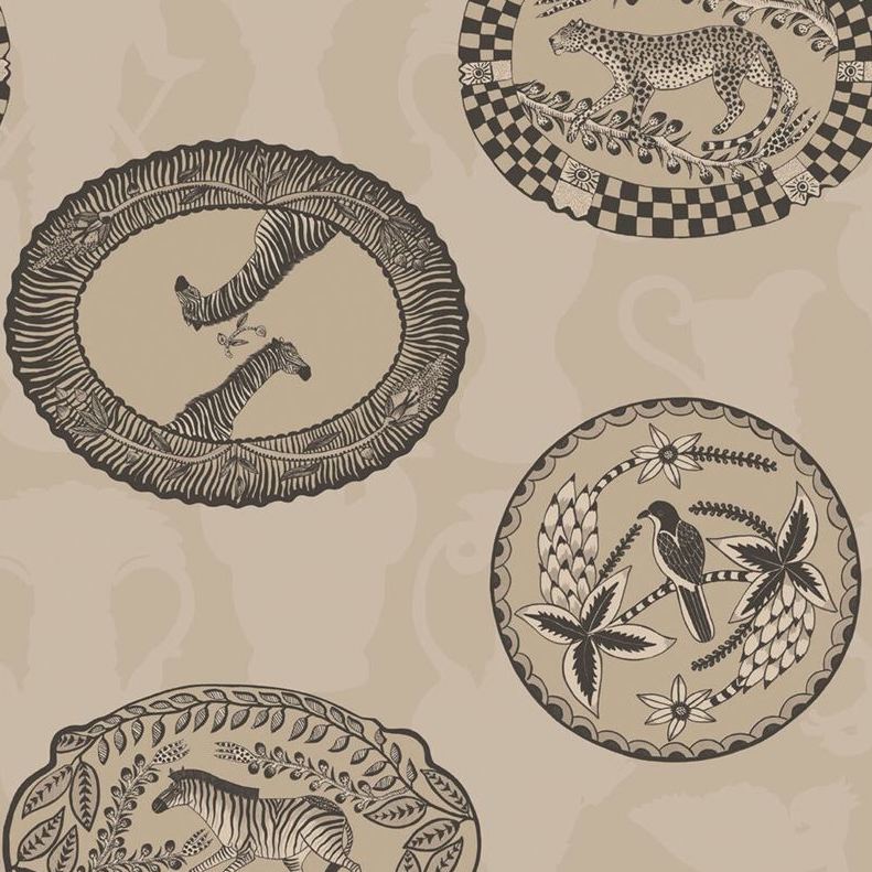 109/4020 | Matrinah, Stone Silver Cole and Son Wallpaper - Elegant Home Decor for Living Room & Bedroom