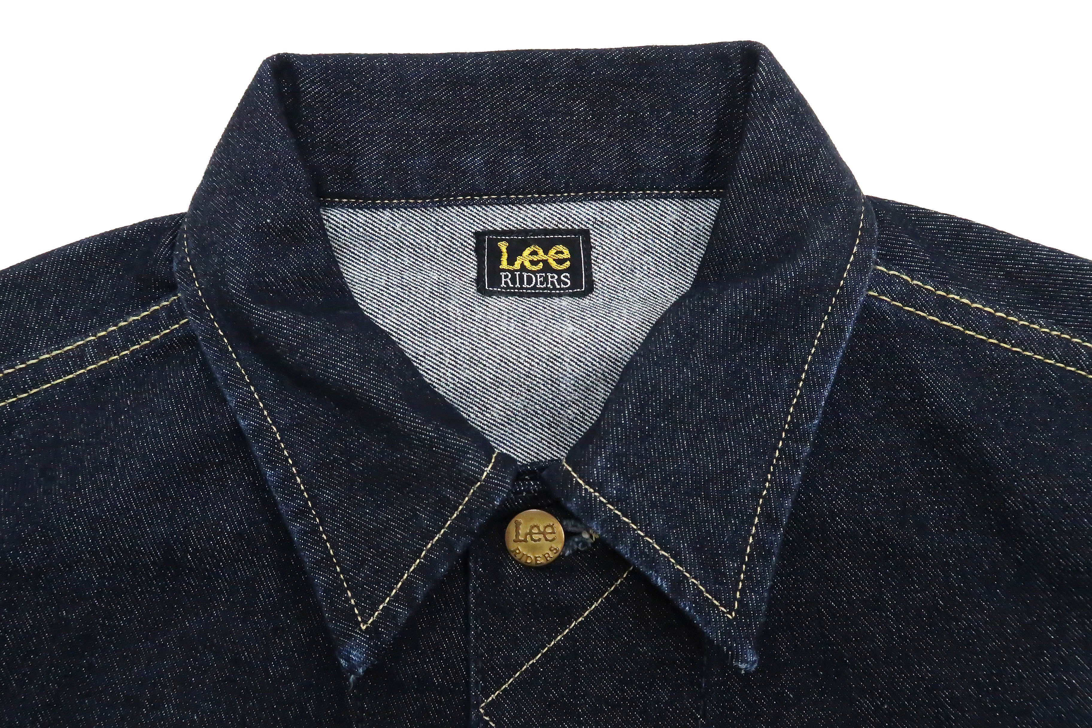 Lee Men's 101J Denim Jacket - Reissue Lee Rider LM5100 in Rinse Indigo Blue | Classic Vintage Style for Casual Wear & Outdoor Adventures