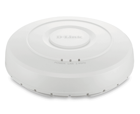 D-Link DWL-2600AP Unified Wireless N Single-Band PoE Access Point - High-Speed WiFi for Offices & Businesses - Easy Network Setup & Management