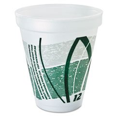 (3 Pack Value Bundle) DCC12J16 White 12 oz Foam Cups - Perfect for Hot & Cold Beverages, Parties, Coffee, Tea, and Office Use