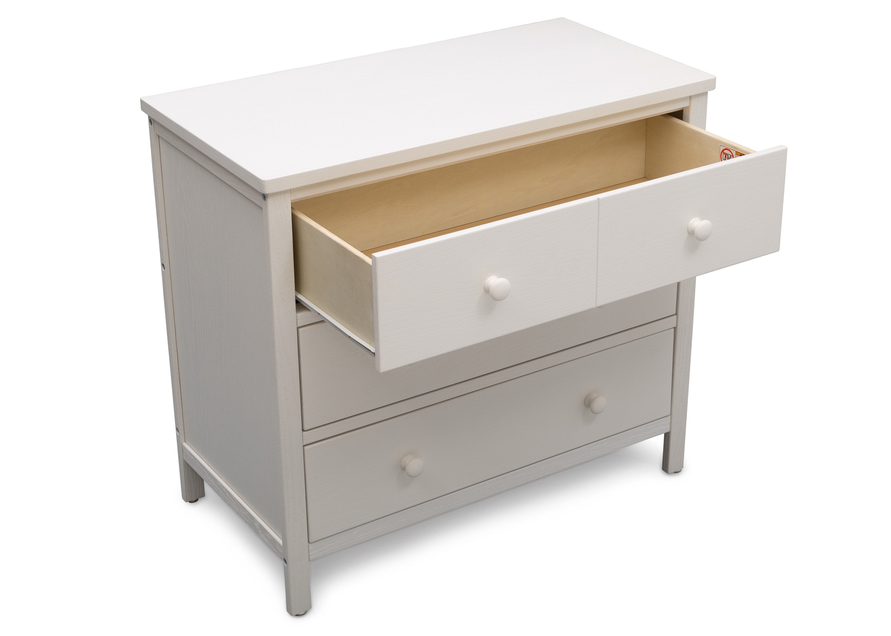 Middleton 3 Drawer Dresser - Solid Wood Bedroom Chest of Drawers for Storage | Perfect for Bedroom, Nursery, or Dorm Organization
