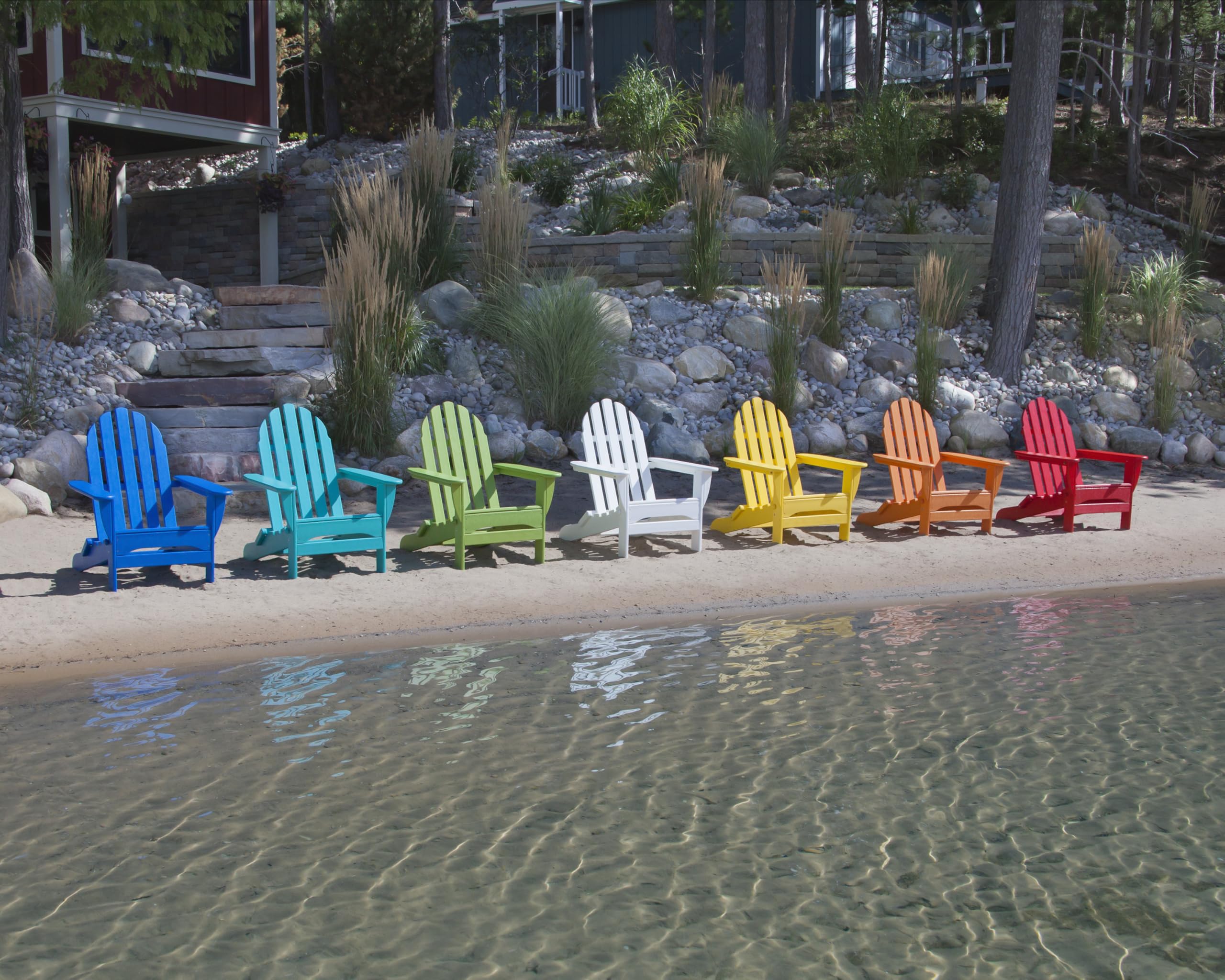 POLYWOOD AD5030AR Classic Folding Adirondack Chair - 35