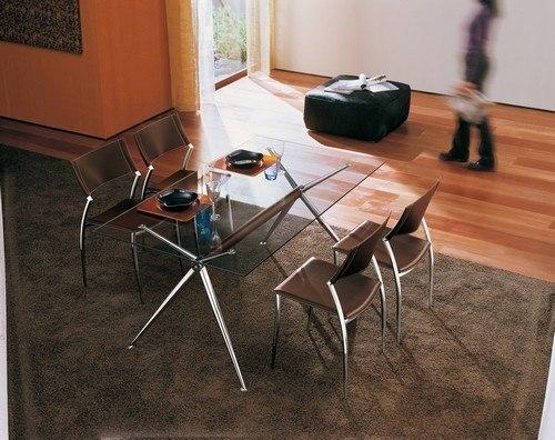 Midj Brioso Modern Dining Table - Stylish & Durable for Kitchen, Dining Room & Small Spaces
