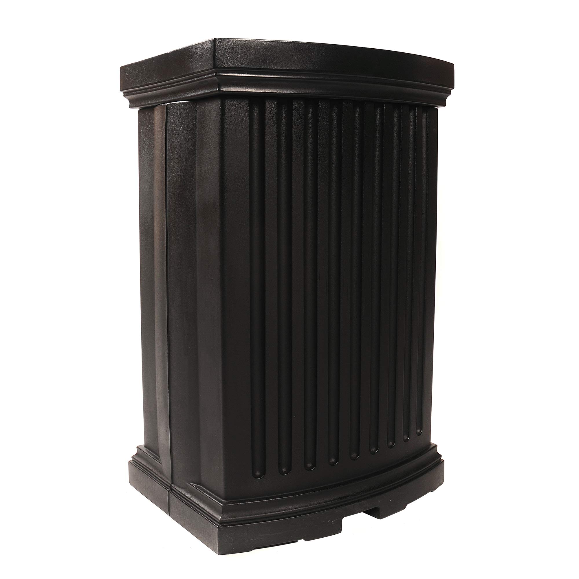 Mayne Madison Rain Catcher Barrel - 35 Gallon Black Rainwater Collection System - 9.5