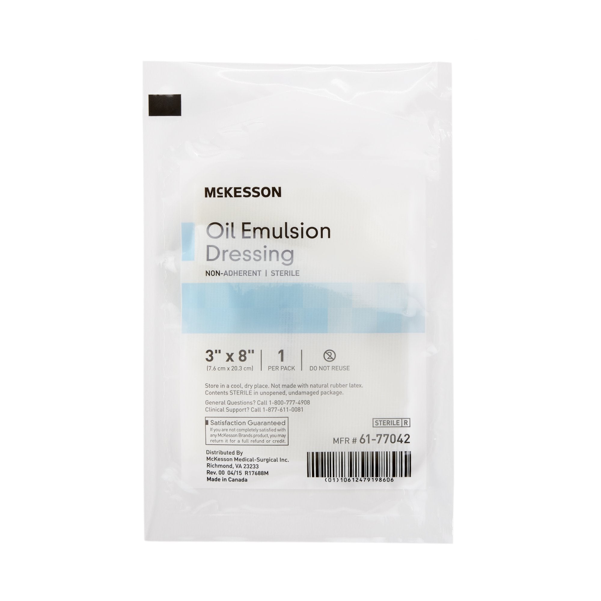 McKesson Sterile Oil Emulsion Impregnated Dressing 3
