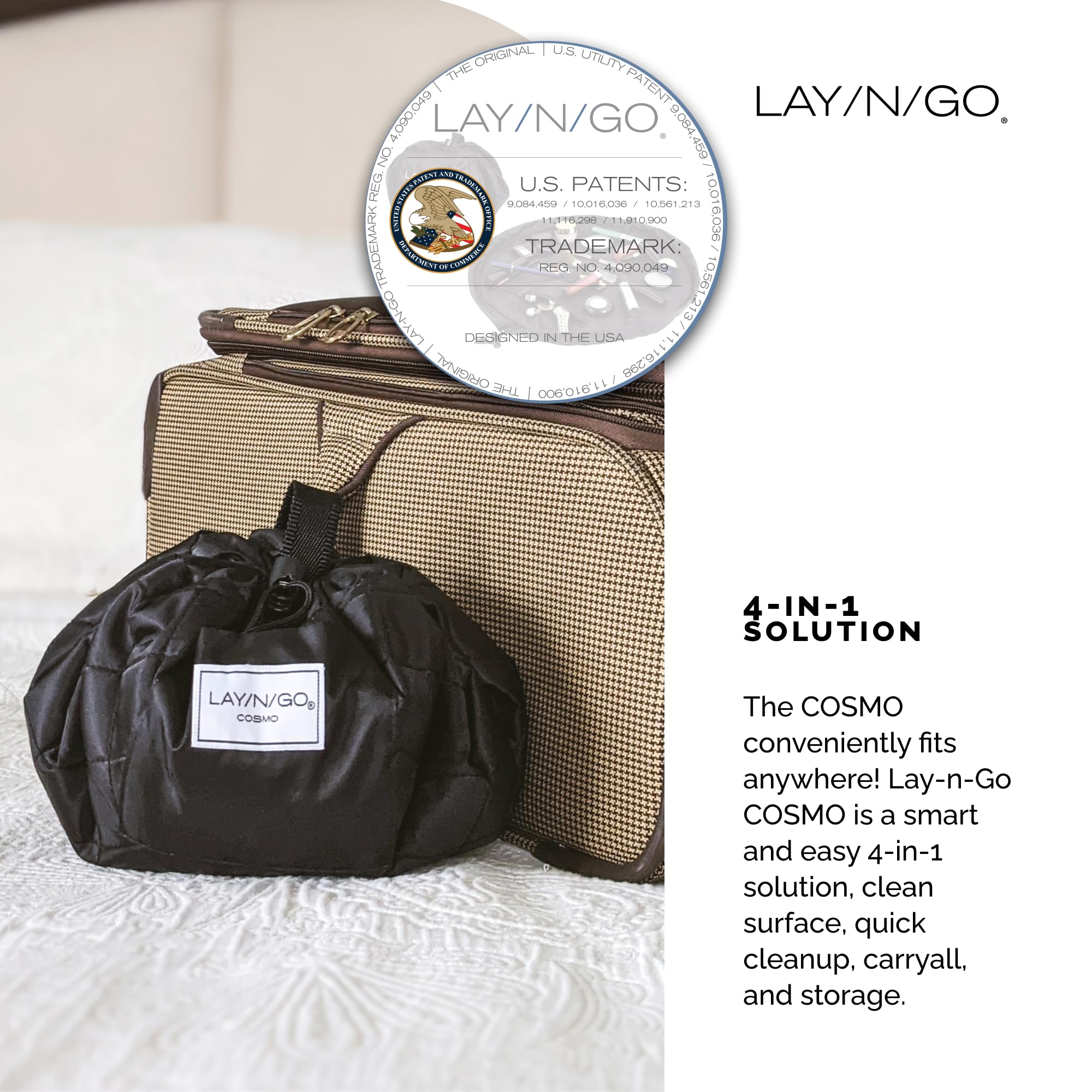 Lay-n-Go Cosmetic Bag Organizer - 20