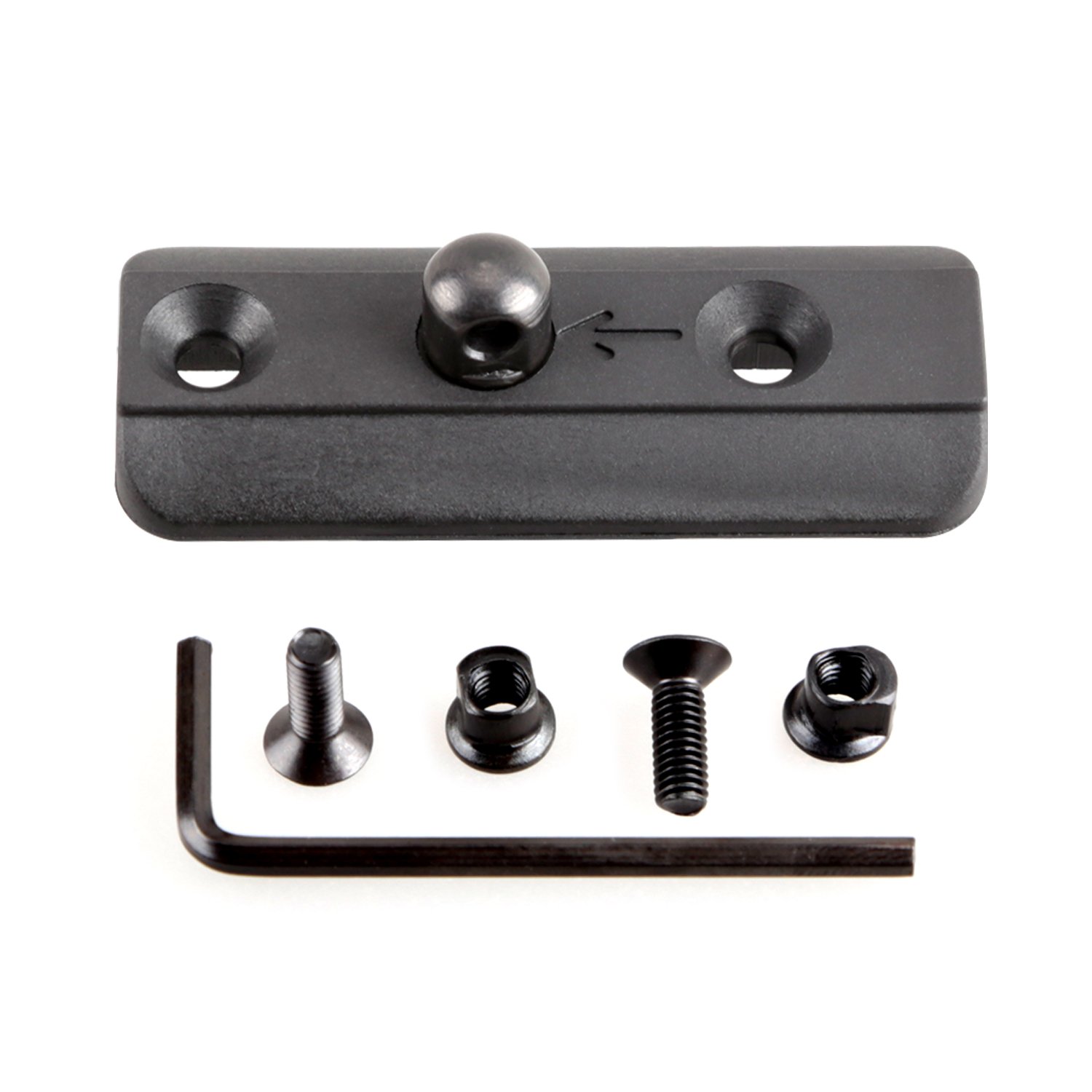 Tough Tactical Keymod Bipod Adapter - Lightweight & Durable Picatinny Rail Mount for AR15, M4, Rifle - Perfect for Hunting, Shooting Range & Tactical Training