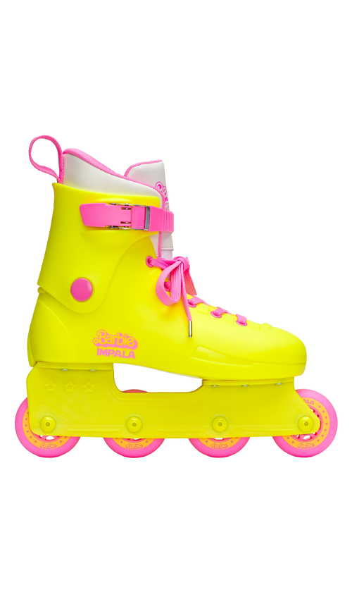 Impala Lightspeed Inline Skates for Women - Barbie Bright Yellow Rollerblades | Perfect for Outdoor Fitness, Roller Skating Rinks & Street Skating