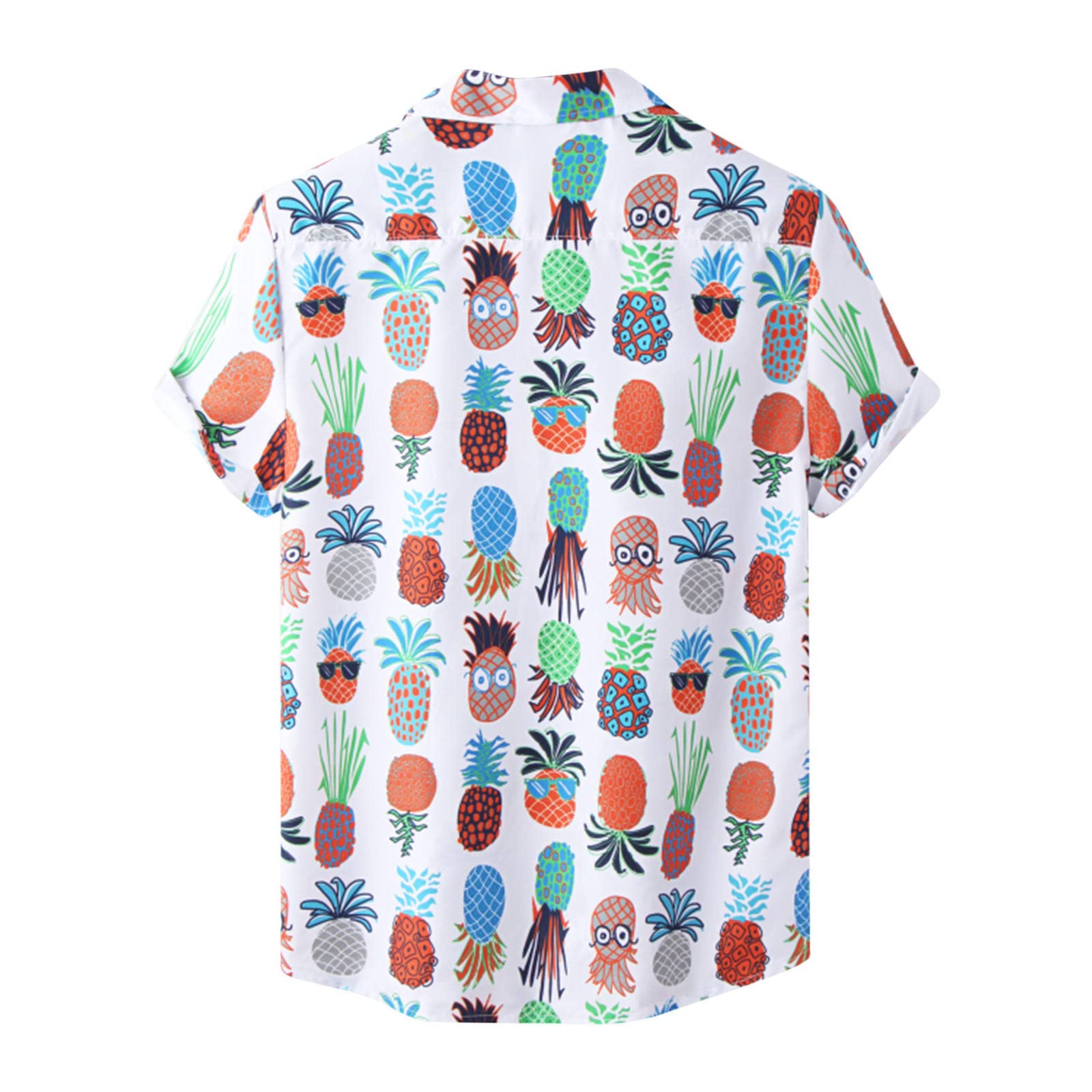 Men's Short Sleeve Button Down Shirt - Hawaiian Aloha Beach Shirt for Summer | Casual Dress Shirt for Vacation, Pool Party & Outdoor Activities