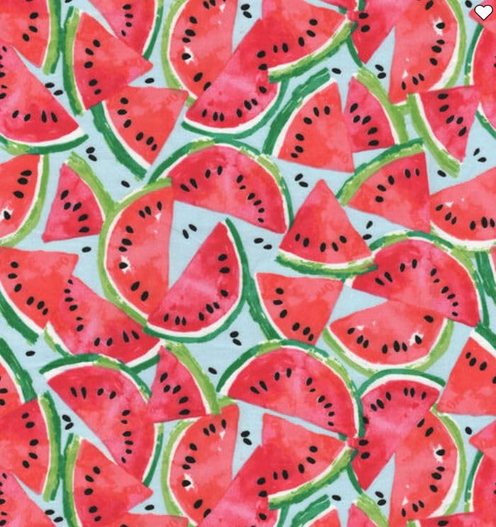 Microwave Potato Cooking Bag - Cotton Fabric Baked Potato Pouch for Quick & Easy Meals | Watermelon Print Design | Perfect for Kitchen, Camping & Meal Prep