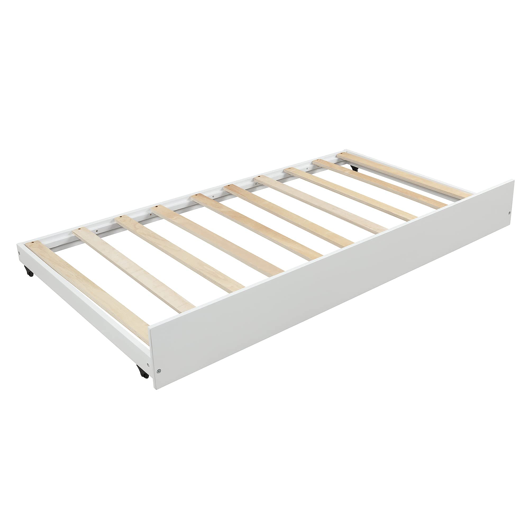 Twin House Daybed for Kids & Toddlers - Wooden Bed Frame with Trundle & Roof - Convertible Sofa Bed - Perfect for Bedrooms, Playrooms & Sleepovers