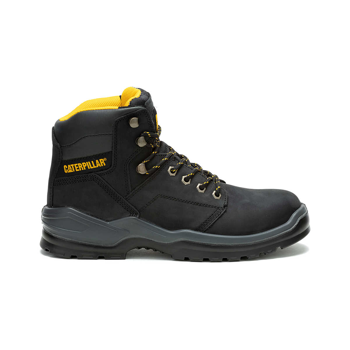 Caterpillar Men's Striver Steel Toe Work Boots - Durable Safety Shoes for Construction, Warehouse & Outdoor Work - OSHA Compliant Work Boots for Men